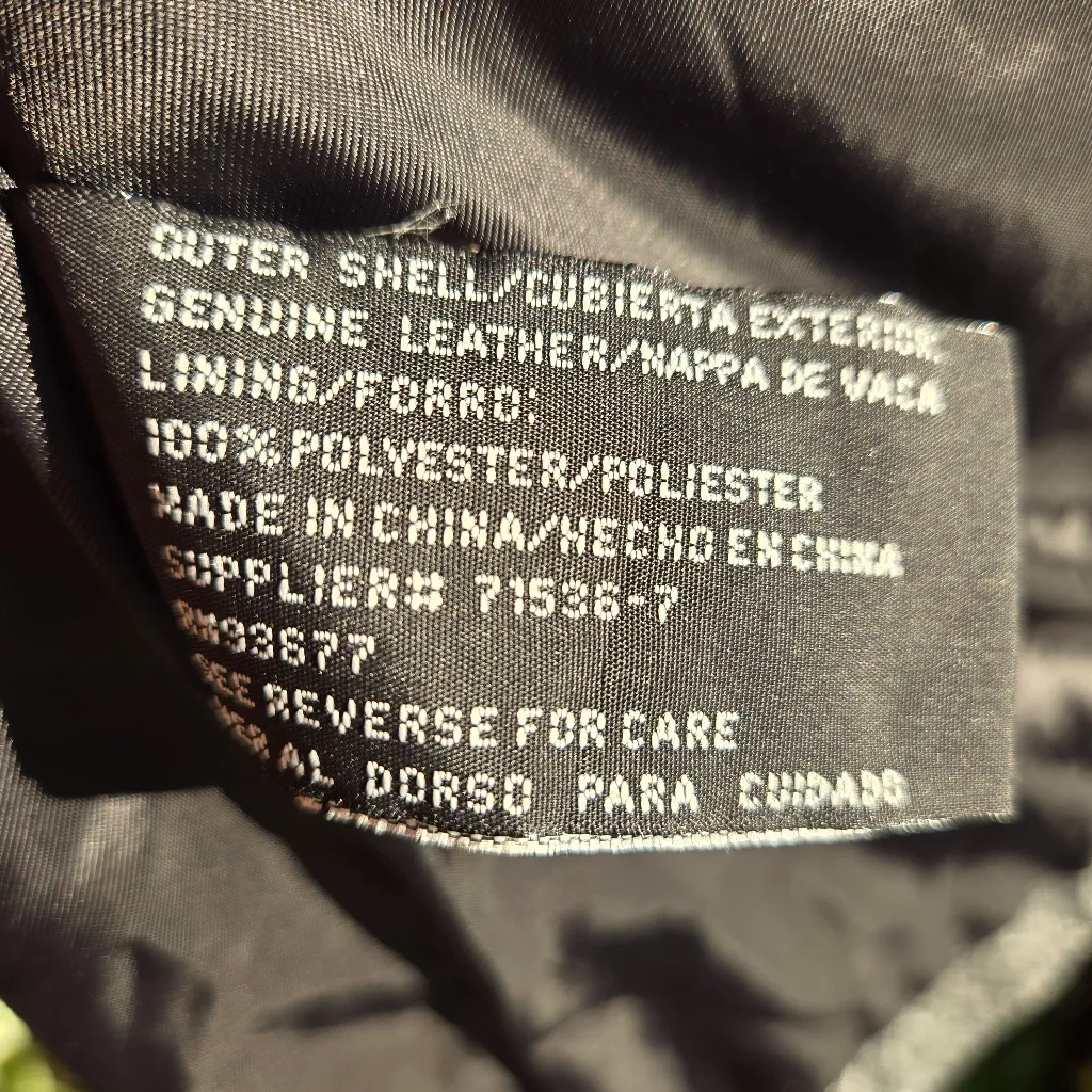 Jacqueline Ferrar Genuine Leather Women Black Double Breasted Jacket Size XL - Image 13