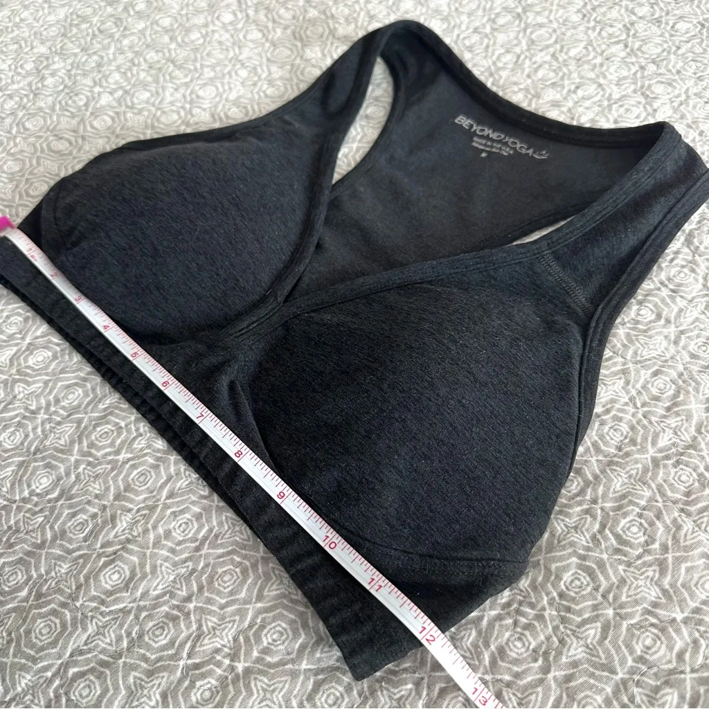 Beyond Yoga Lift Your Spirits Sports Bra Spacedye Padded Racerback Size M - Image 10