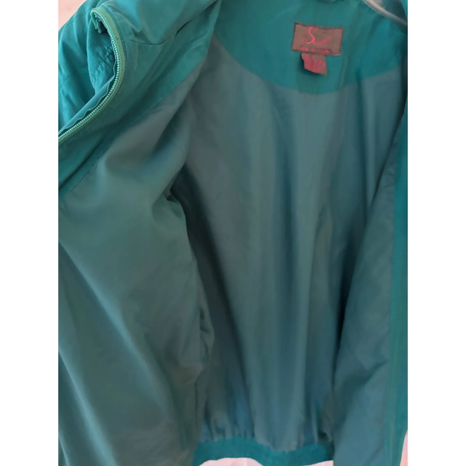 Swell Teal Full Zip Lightweight Jacket vintage Size L Green Size L - Image 5