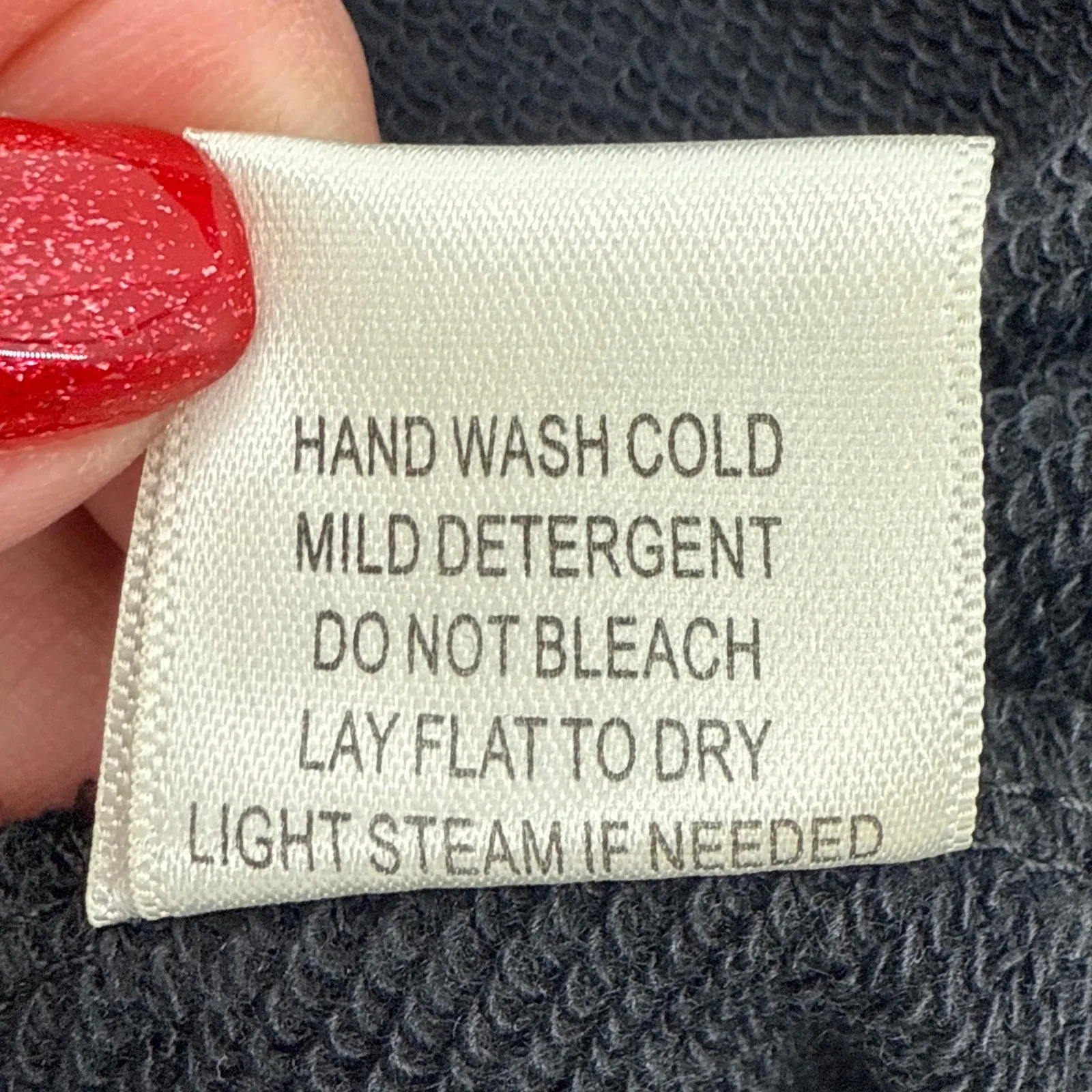 NWT Lovestitch Black Cropped Hoodie Colorful Embroidered Polka Dots Size Small - Image 7