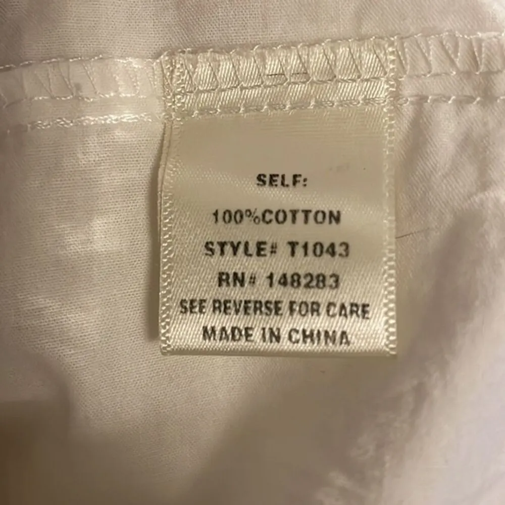 Hers & Mine White Cotton Cami Top Blouse Womens Size Large NEW Boho Summer - Image 10