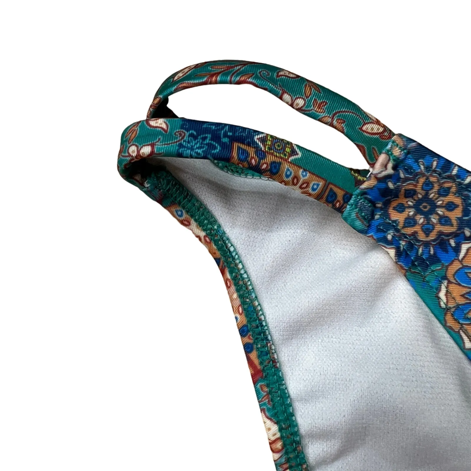 Wild Fable Women's Blue Patchwork Cheeky Bikini Bottom - Size XS - NWT - Image 3