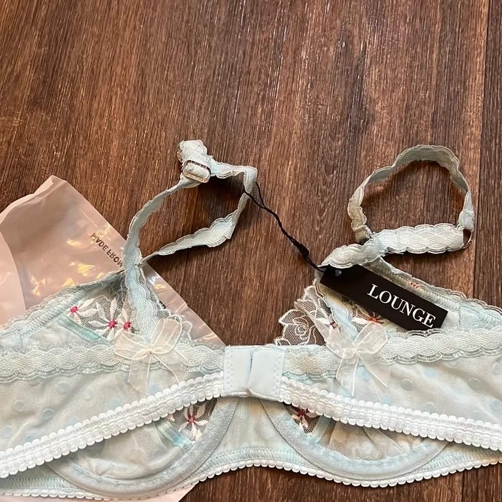 Lounge  Fleur Balcony Bra Blue - Image 3