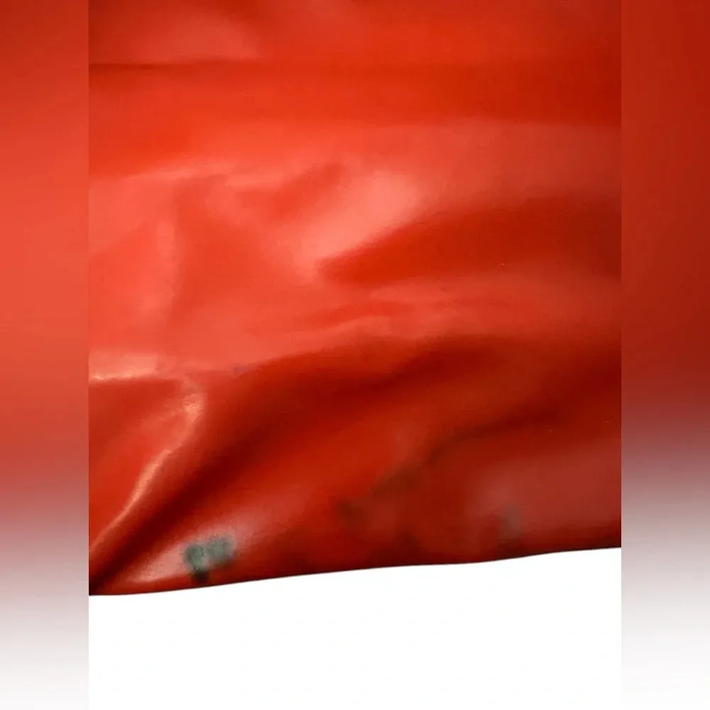 Vintage Disney Mickey & Minnie Aloha Small Red Tote Bag - Image 3