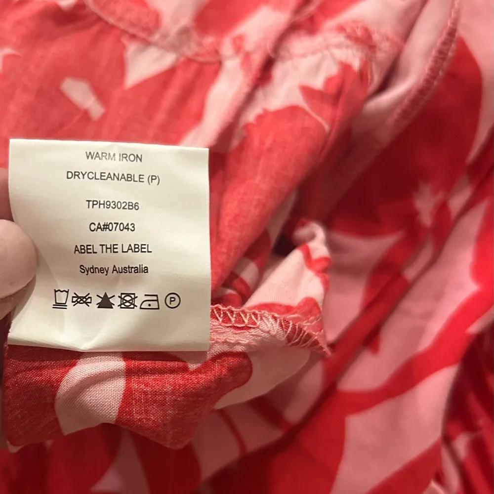 Anthropologie Abel The Label Cassidy Pink Floral Maxi Skirt Size Medium - Image 6