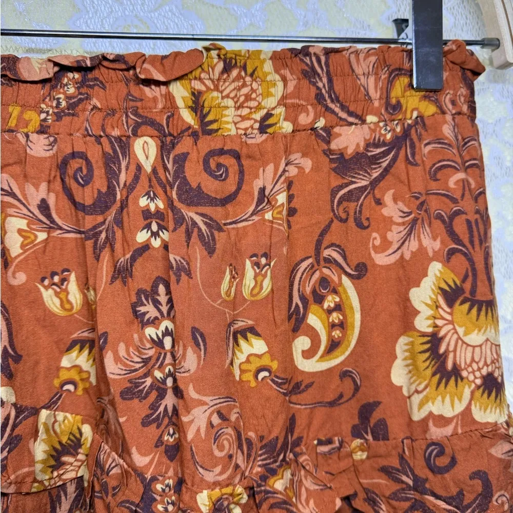 Floral Ruffle midi Skirt - Image 5