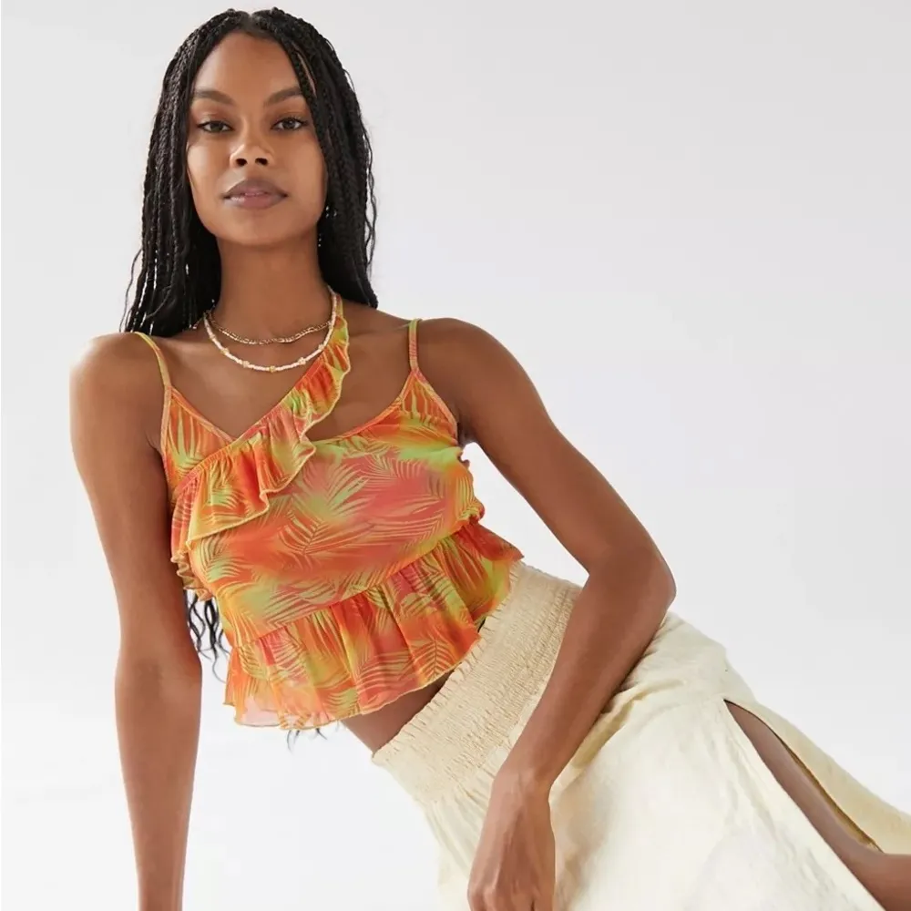 Urban Outfitters Asymmetrical Ruffle Cami - Image 4
