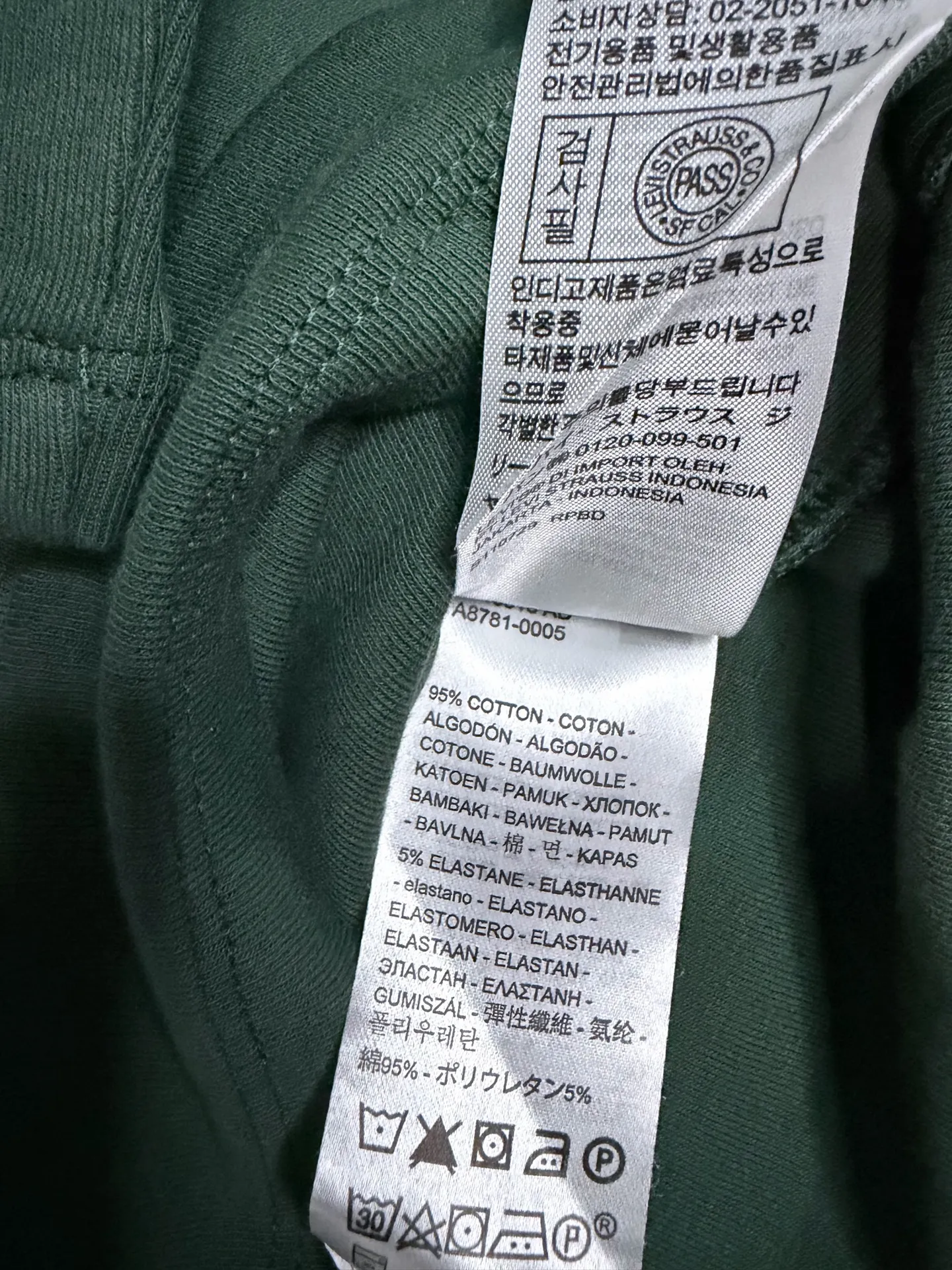 Levi's Green Long Sleeve Shirt - Image 3