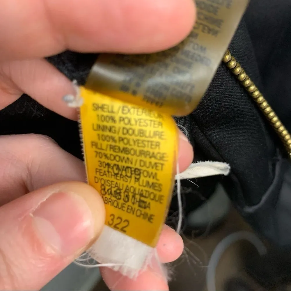 Elie Tahari Long Black Puffer Jacket - Image 8