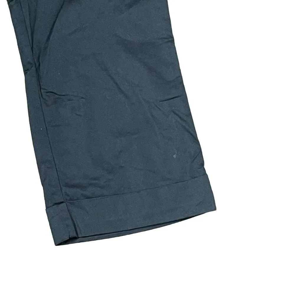 The Limited Crop Pants Size 4 Black Belted Stretch Cotton‎ Blend Womens 28X25 - Image 3