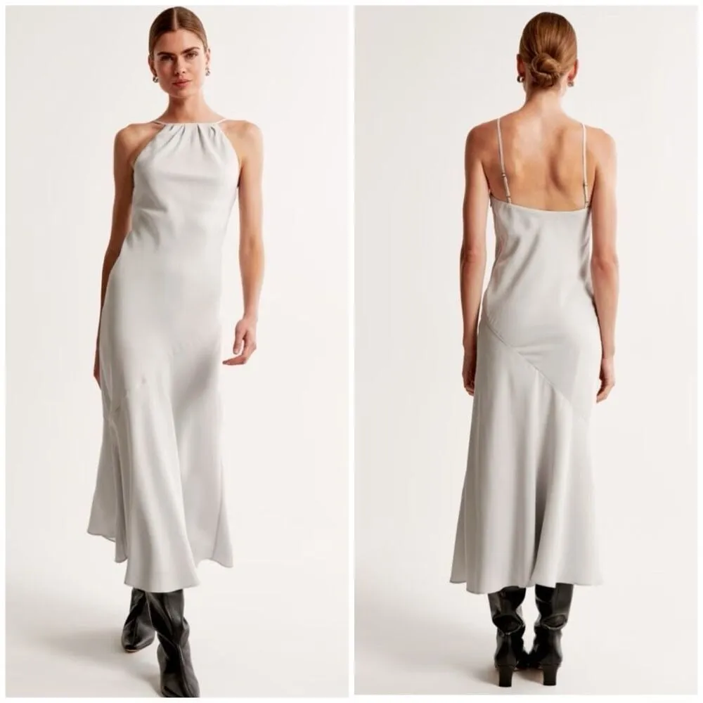 New Abercrombie and Fitch High Neck Maxi Dress Size XS - Image 2