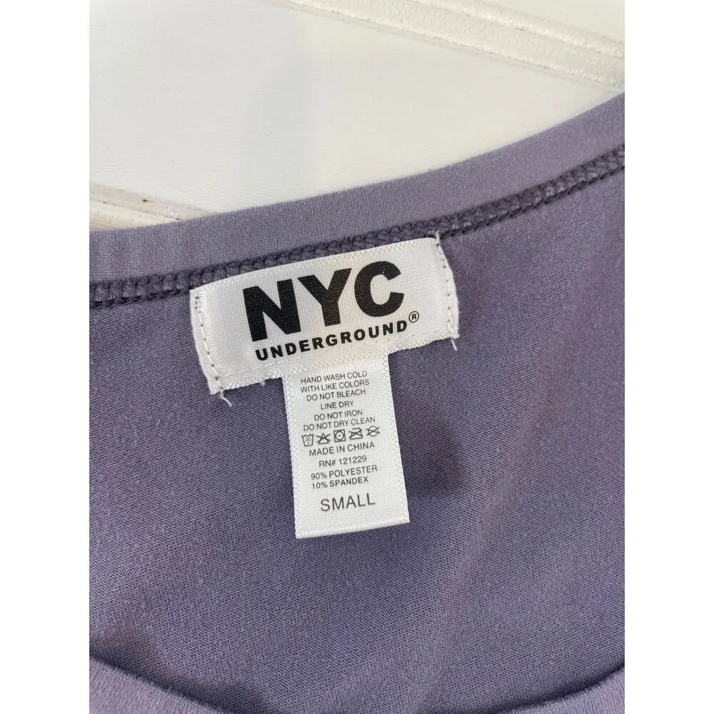 J. Crew & NYC Underground Wild Beauty T-Shirt & Belted Denim Pants Bundle Size S - Image 4