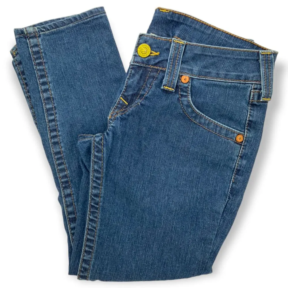 True Religion | Size 27 | Cropped Low Rise Blue Jeans - Image 3