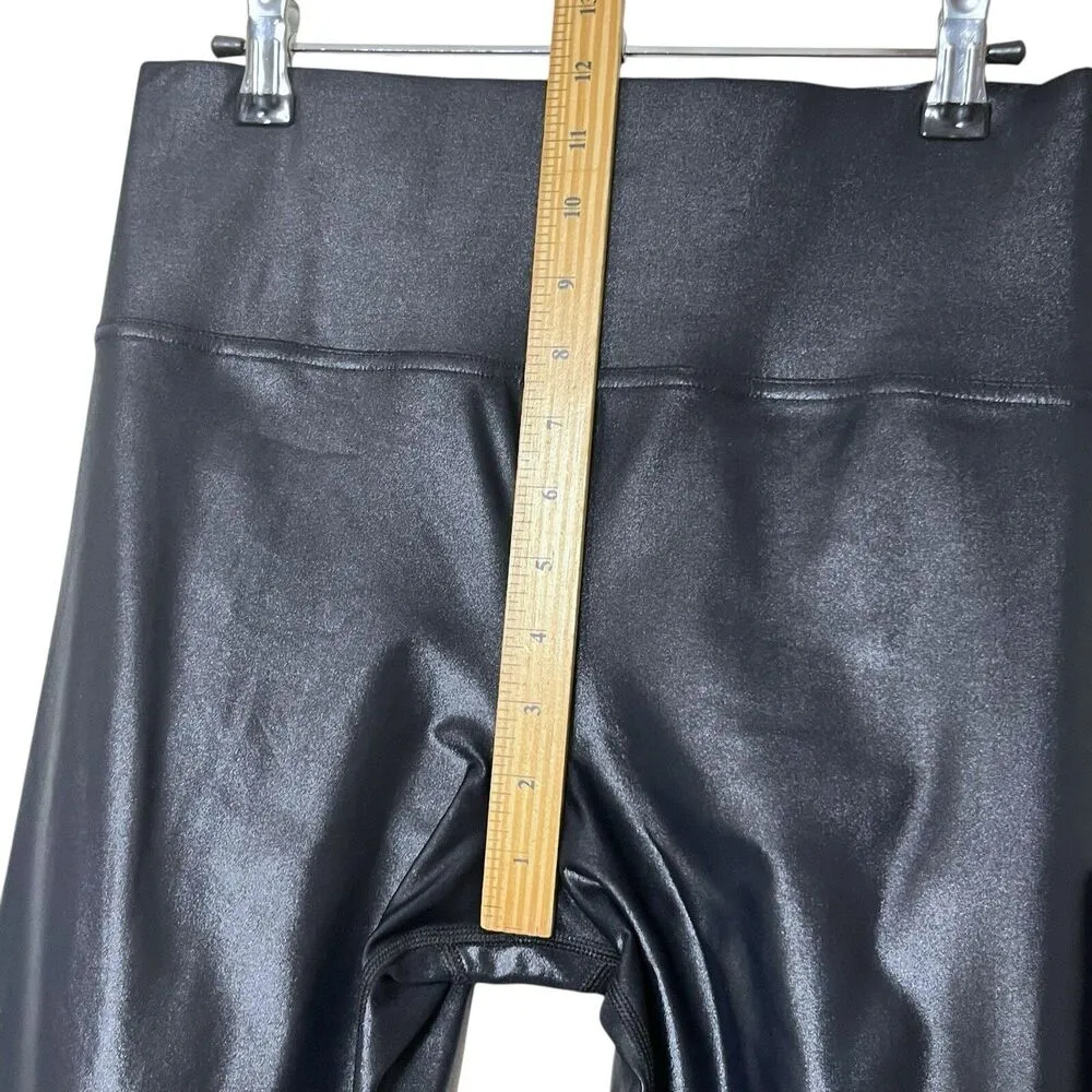 Carbon38 NWT Tamara Shine Leggings Women’s Size Large High Rise Full Length Black - Image 8