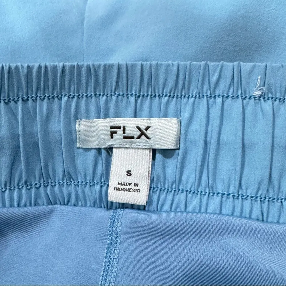 FLX Light Blue Athletic Cargo Shorts Women’s Small - Image 3