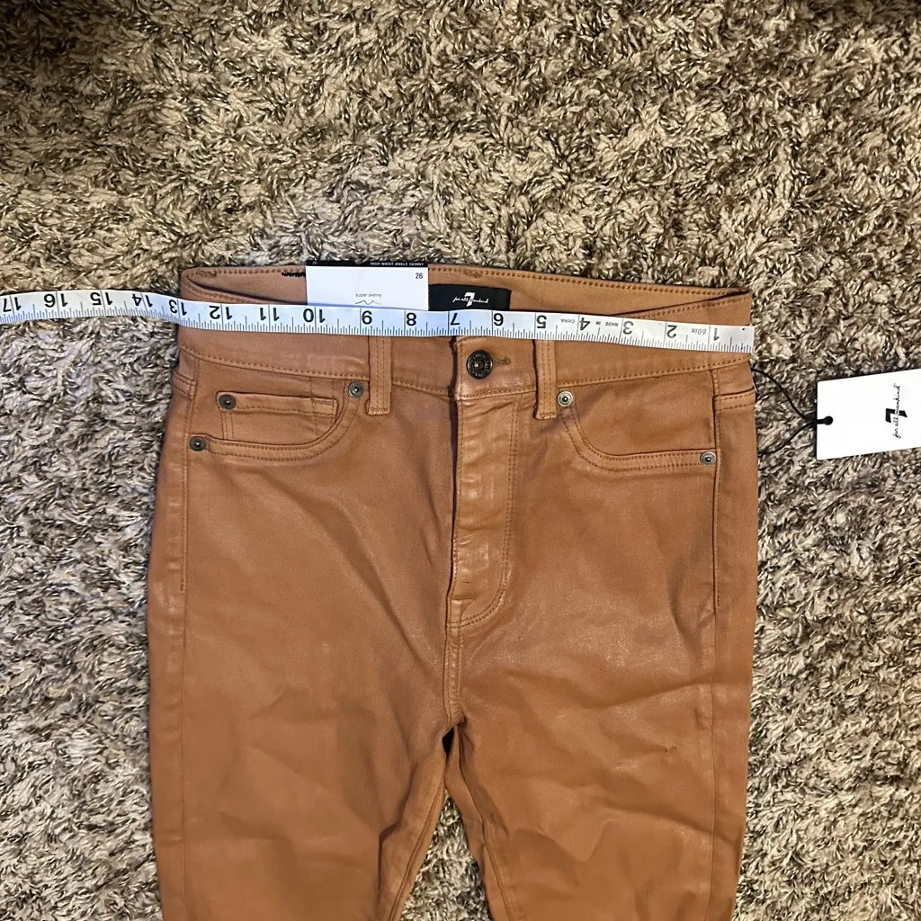 NWT 7 For All Mankind High Waist Ankle Skinny Pants Bundle Size 26 - Image 8
