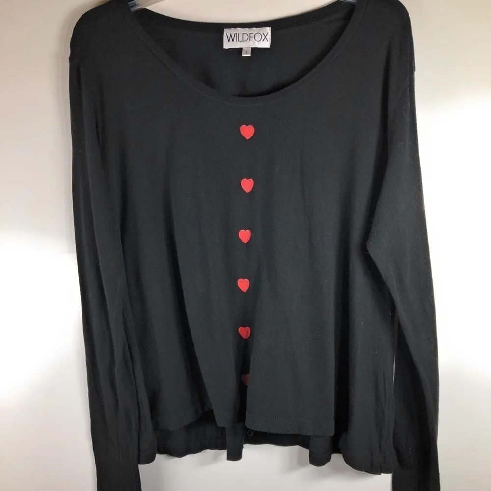 Wildfox Daisy’s Girl Heart Buttons T-Shirt - Image 2