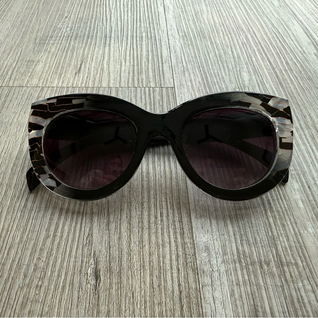 Free People Midnight Muse Cat Eye Sunglasses - Image 3