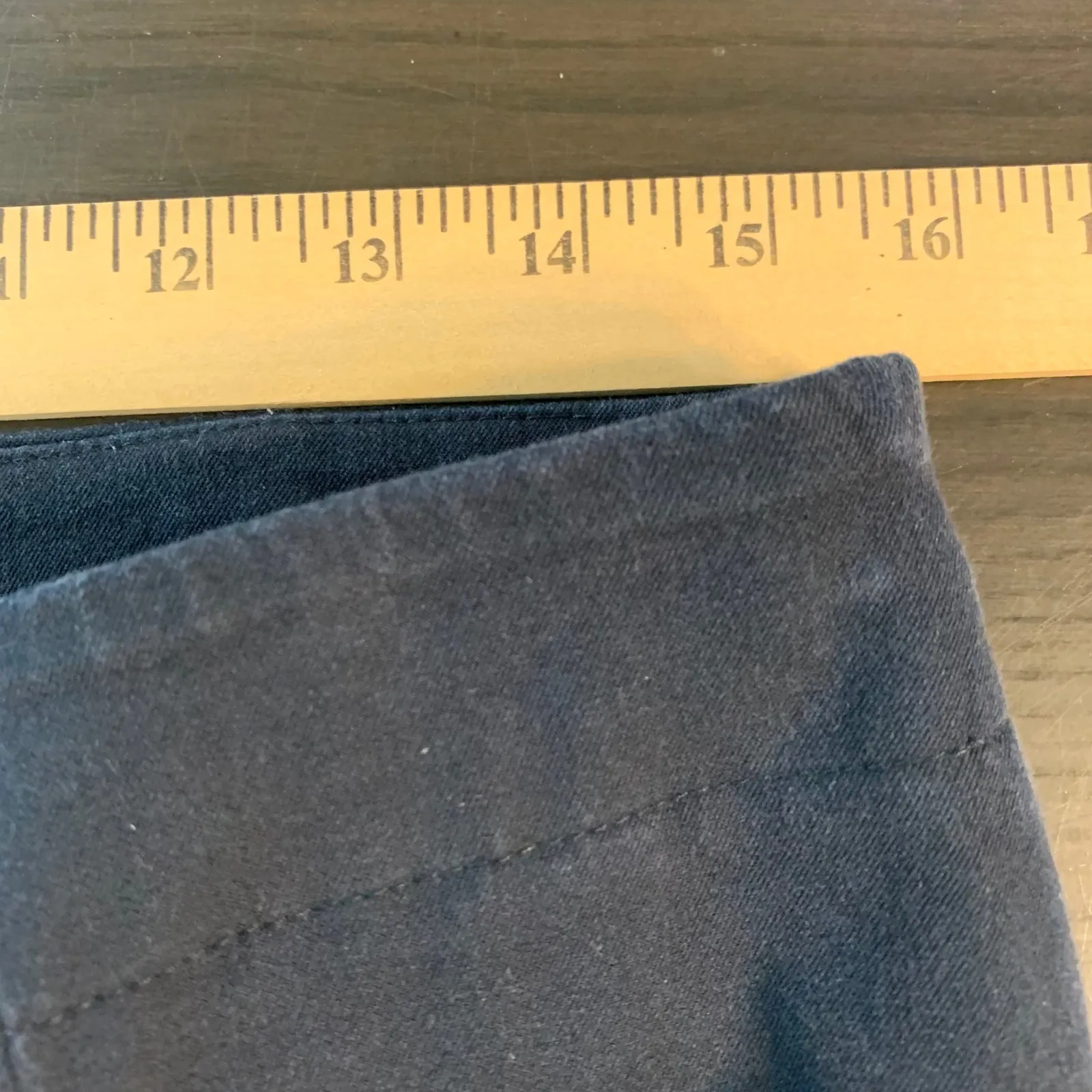 Talbots Womens Navy Blue Flat Front Stretch Pants Size 8 Basic Minimalist Casual - Image 7