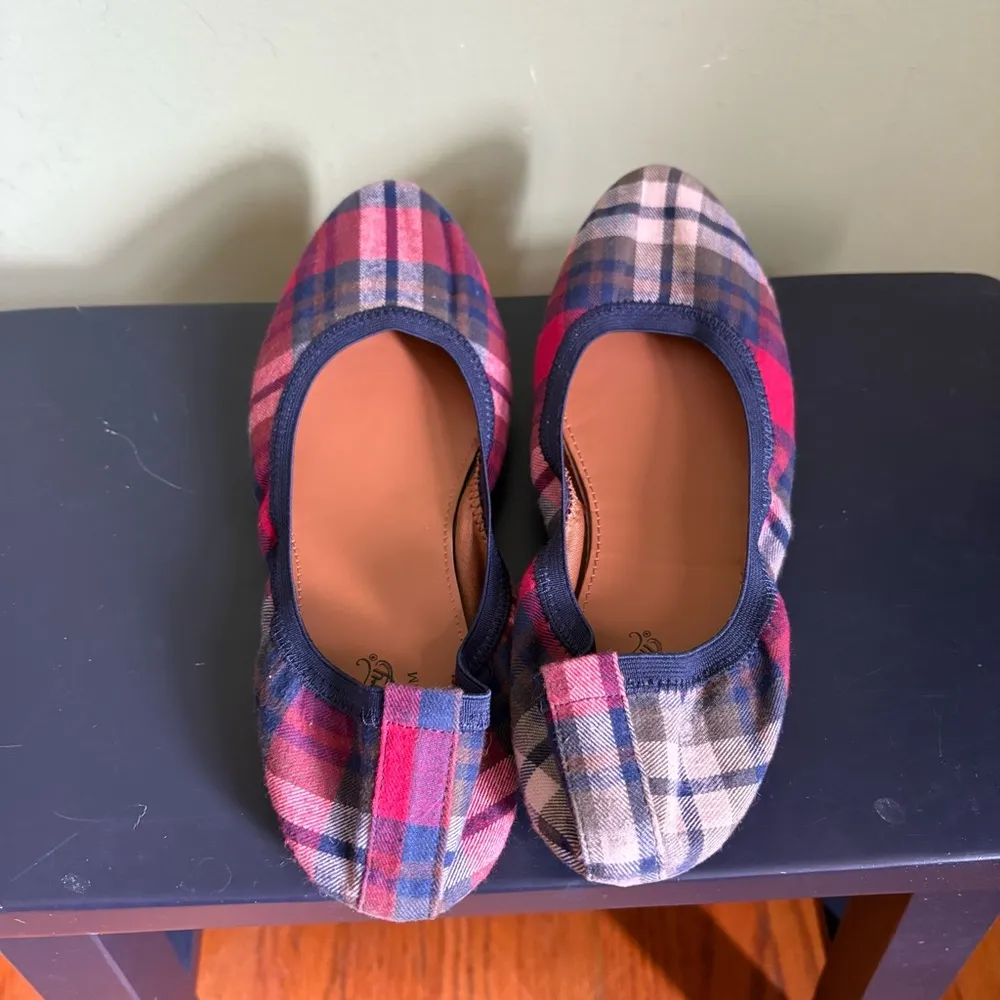 Plaid Ballet Flats - Image 3