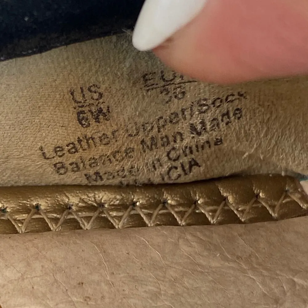 Sam Edelman Leopard Animal Print Leather Felicity Ballet Flats Size 6W - Image 10