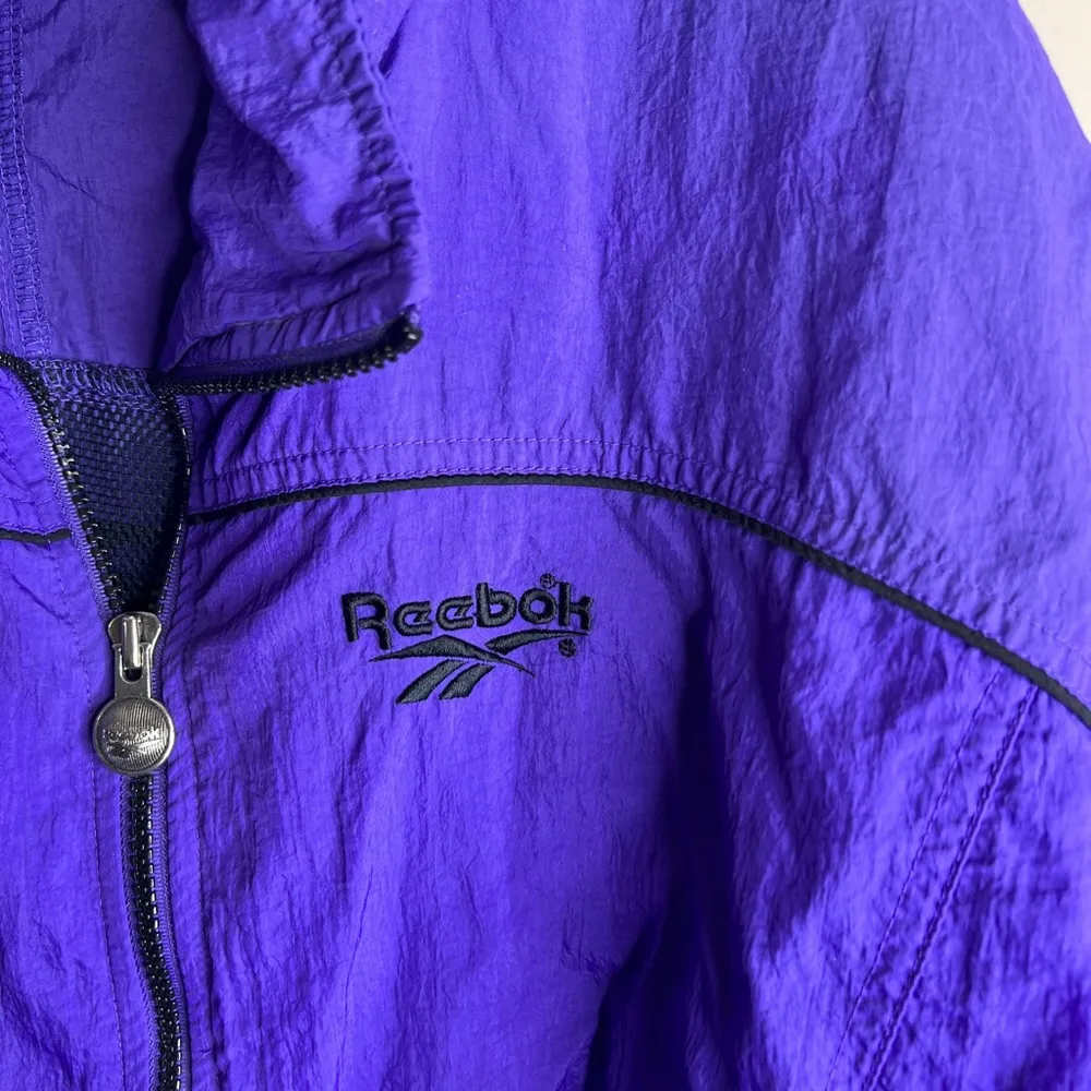 Vintage 1990s Reebok windbreaker XL - Image 15