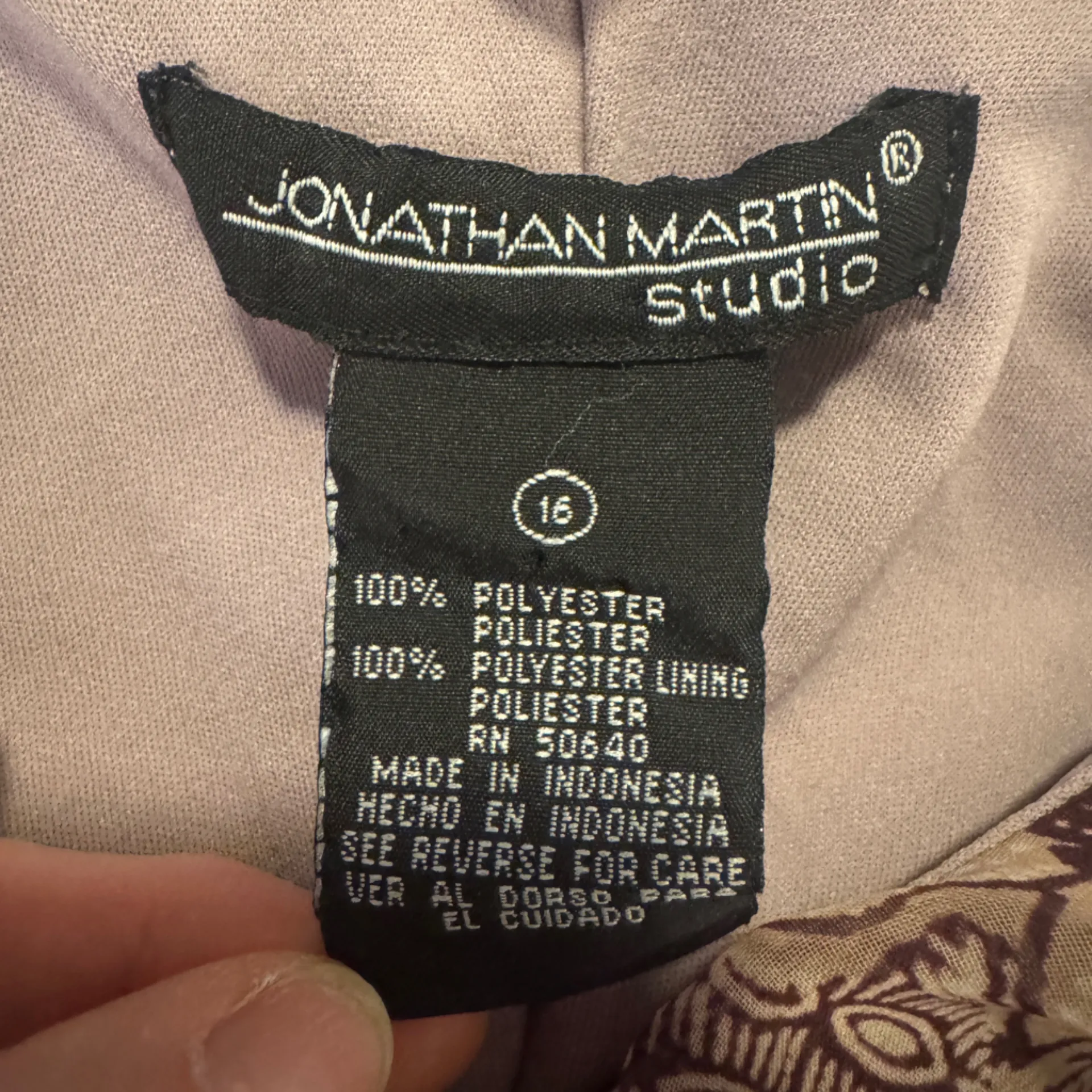 Jonathan Martin Lavender Floral Midi Dress - Image 3