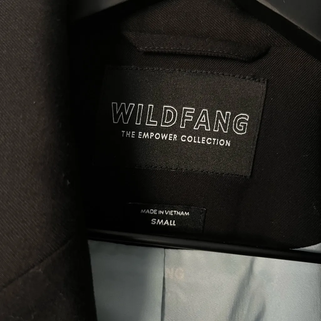 Wildfang empower belted blazer black small - Image 12