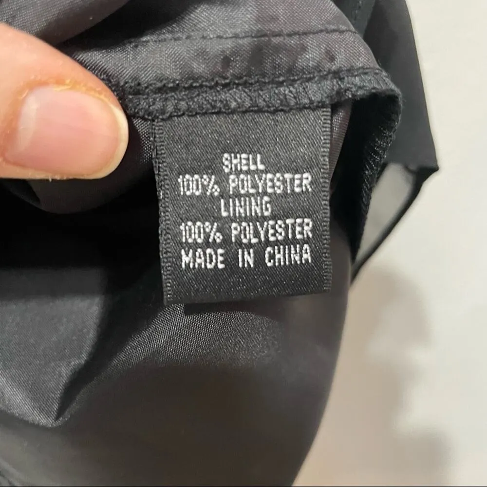 Adrianna Papell Black Ruffled Layered Mini Formal Dress Womens XS Cocktail Party - Image 6