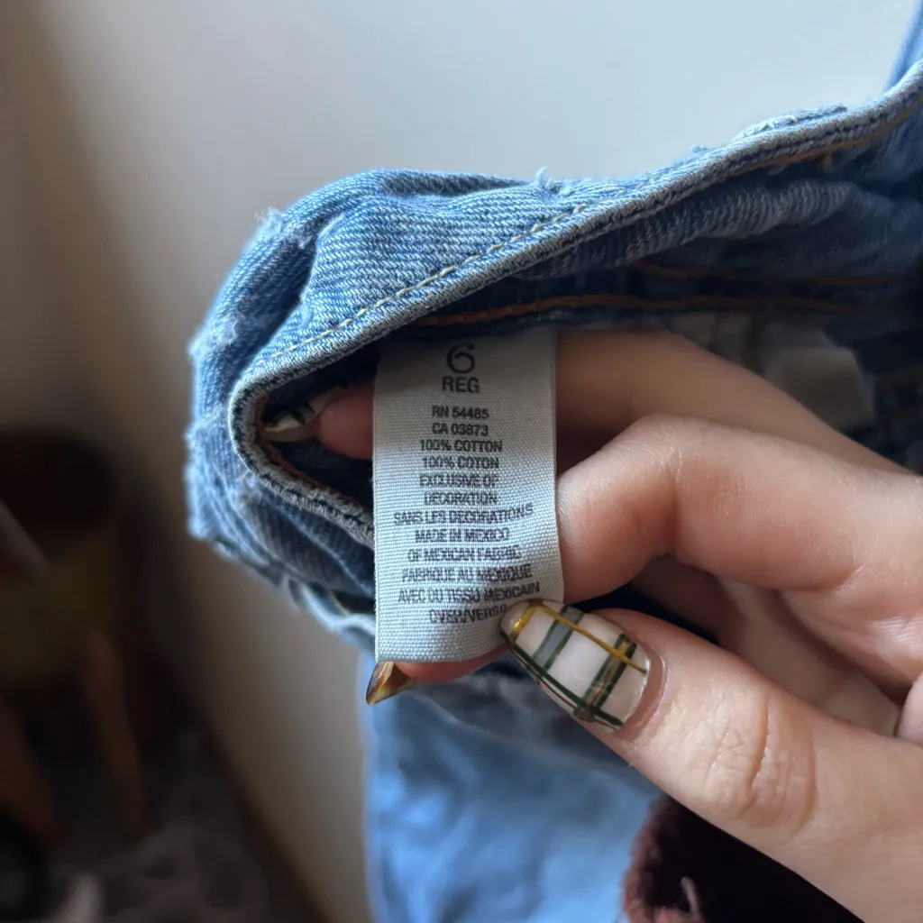 American Eagle Outfitters Light Blue Boot Cut Jeans - Image 4