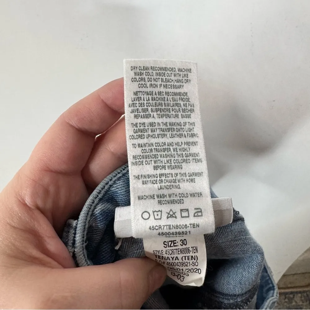 Joe’s The Blake High Rise Wide Leg‎ Crop Jeans Size 30 - Image 7