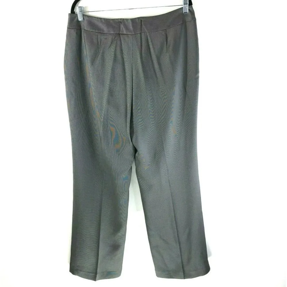 Jones New York Suit Womens Dress Pants Lined Pockets Gray Size 14 - Image 2