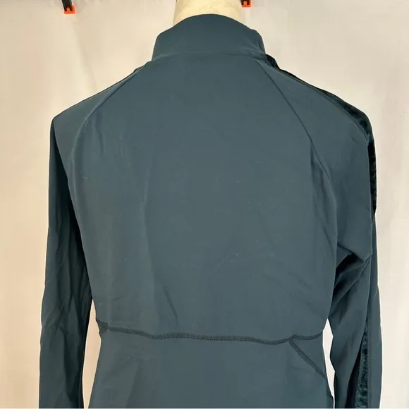 FLX Activewear Top Long Sleeve Womens Large‎ Travel Leisure Mock Turtleneck Teal Green - Image 8