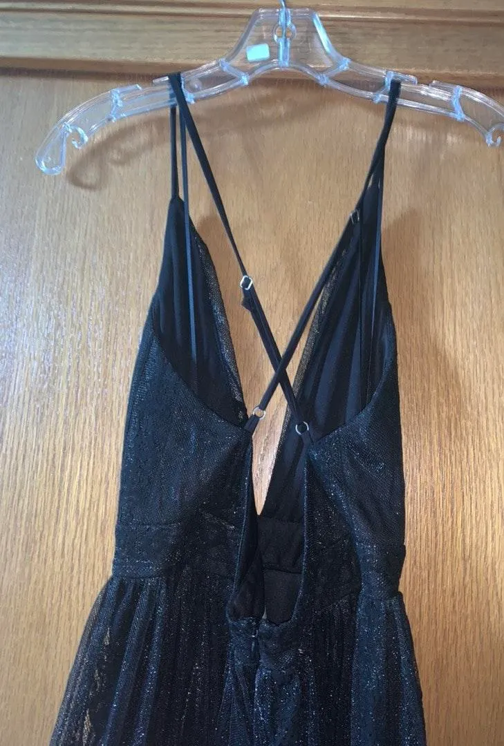 Boutique Black Prom Dress - Image 2