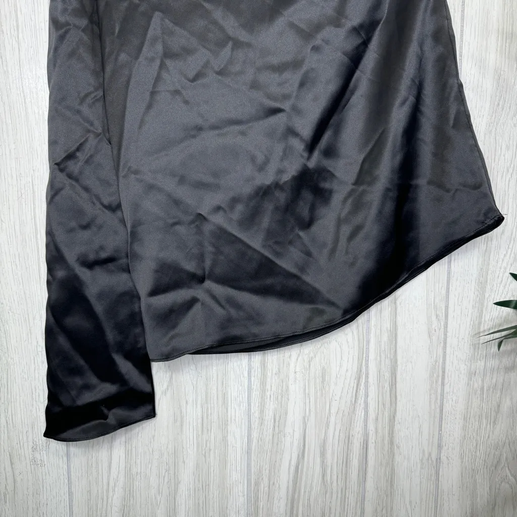 Parker Ripley One Shoulder Silk Button Detail Night Out Blouse size XS - Image 7