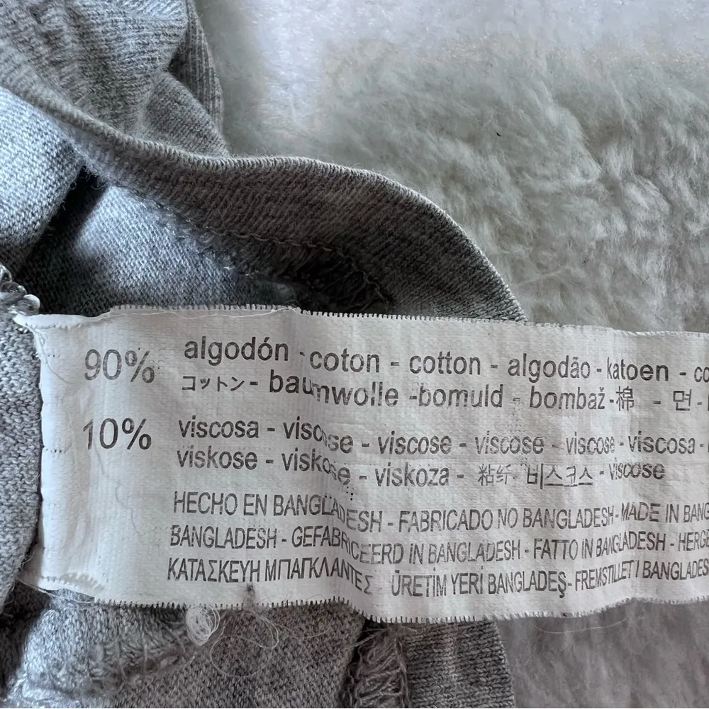 Zara Trafaluc Gray Scoop Neck Relaxed Tee - Image 8