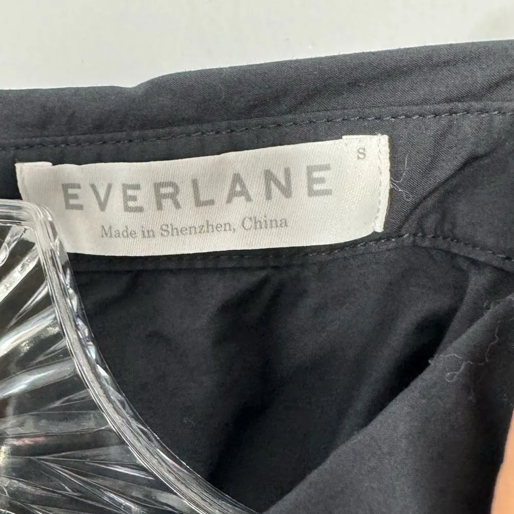 Everlane black button down shirt size small - Image 3