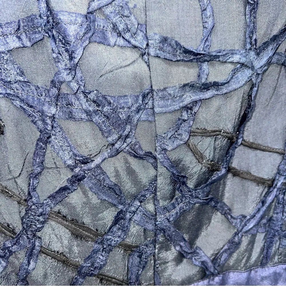 Anthropologie's Women's Blank London Navy Jacket w/Waist Ties-3/4 Sleeves Size M - Image 7