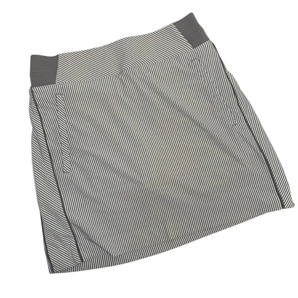 Athleta Brooklyn Gray Textured 16" Skort Shorts Skirt W-576 Sz 2 - Image 2