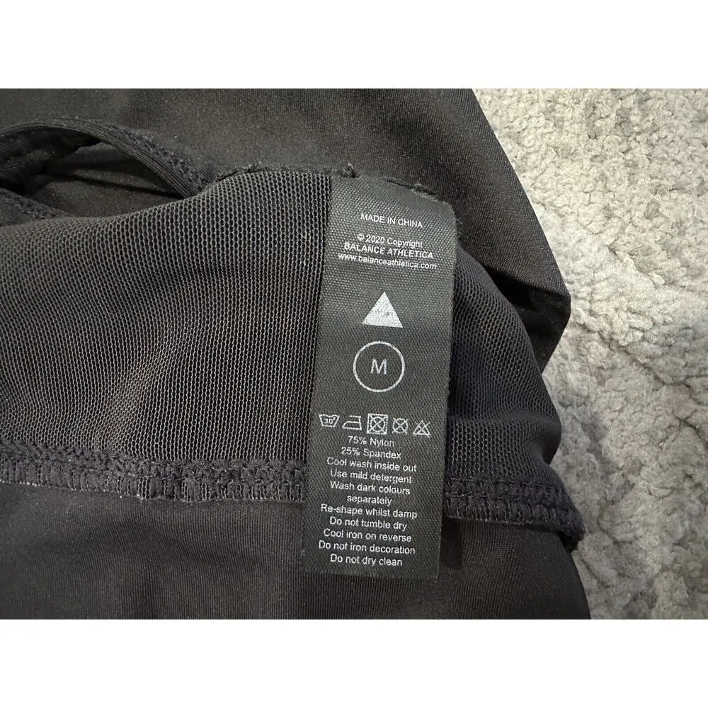 Balance Athletica Form Lux Sports Bra Black Medium M - Image 2