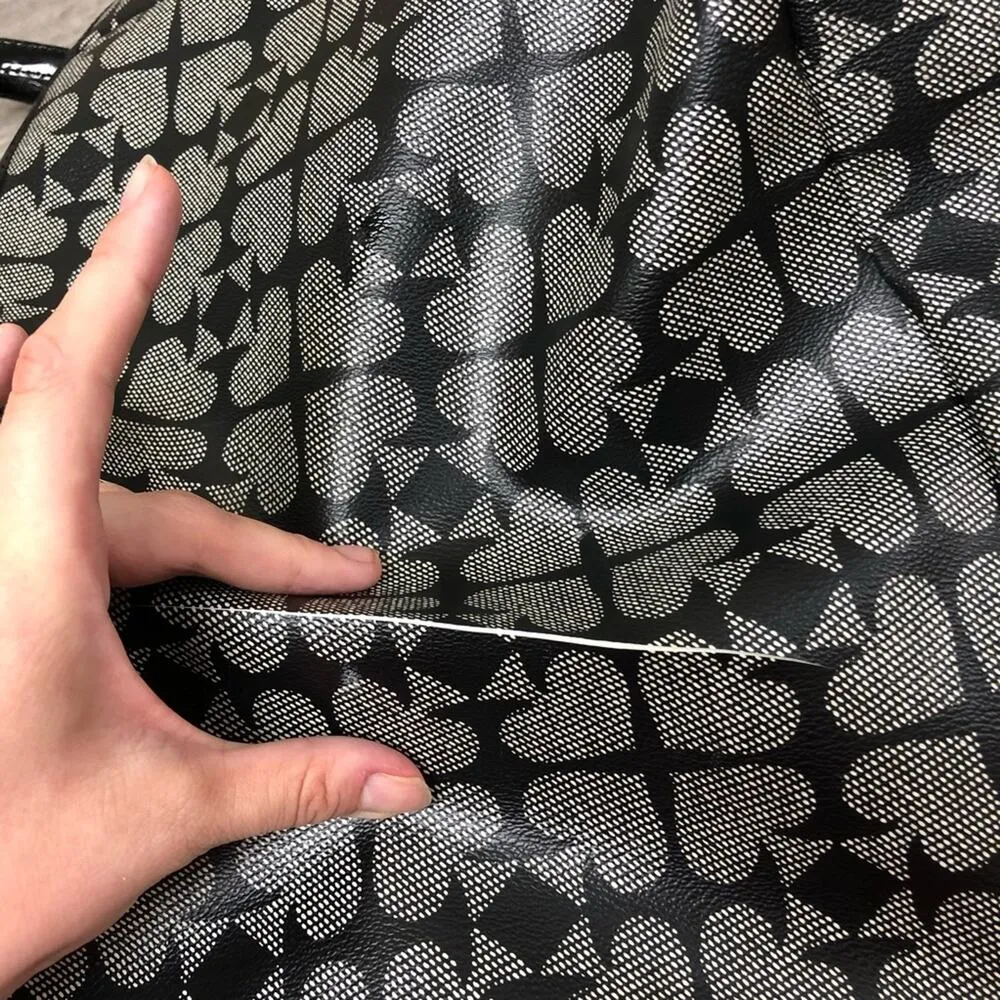 Kate Spade Oversized Printed Tote Black & Gray - Image 6