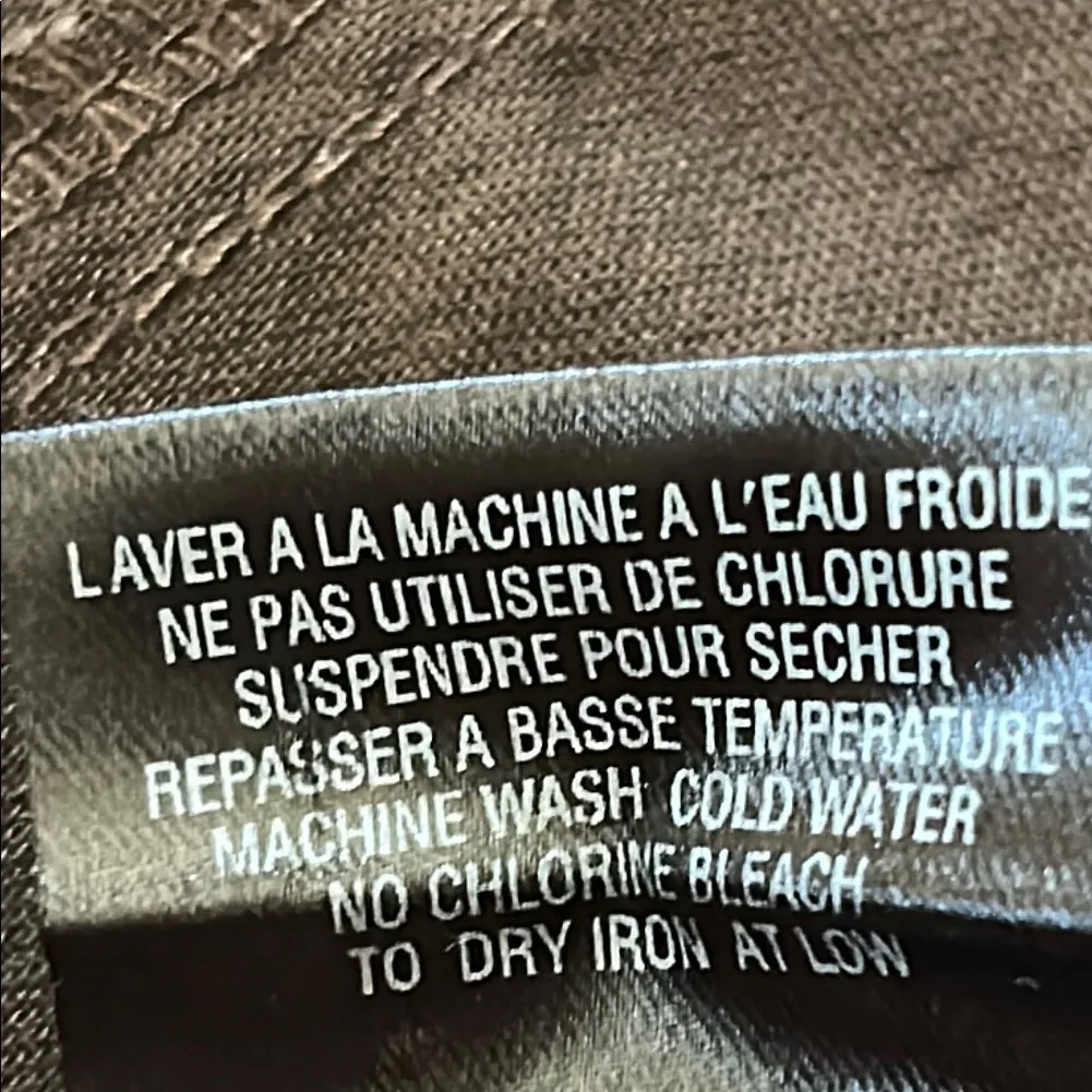 Tribal Dark Brown Jean Jacket with Decorative Silver Buttons Size M - Image 5