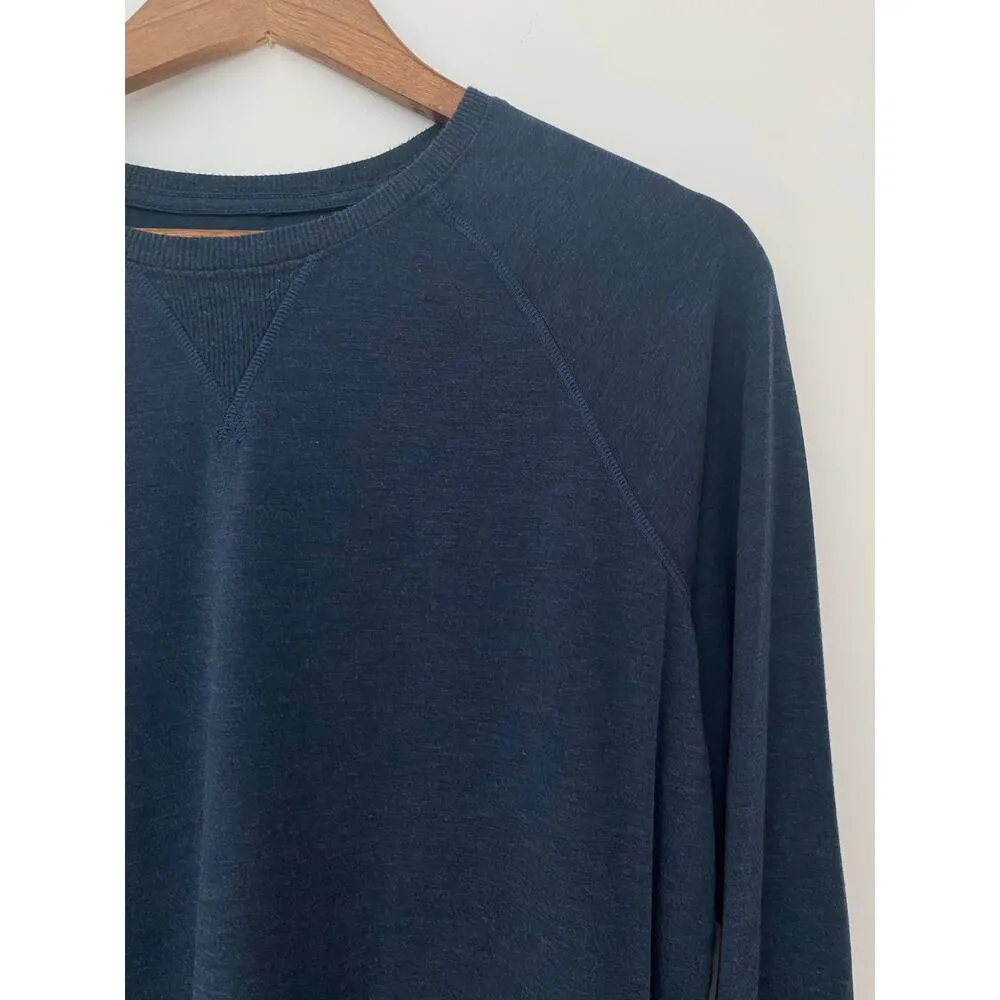 Tommy John Super Soft Women’s Lounge Sleepwear Top Navy Blue Long Sleeve EUC M Size M - Image 2