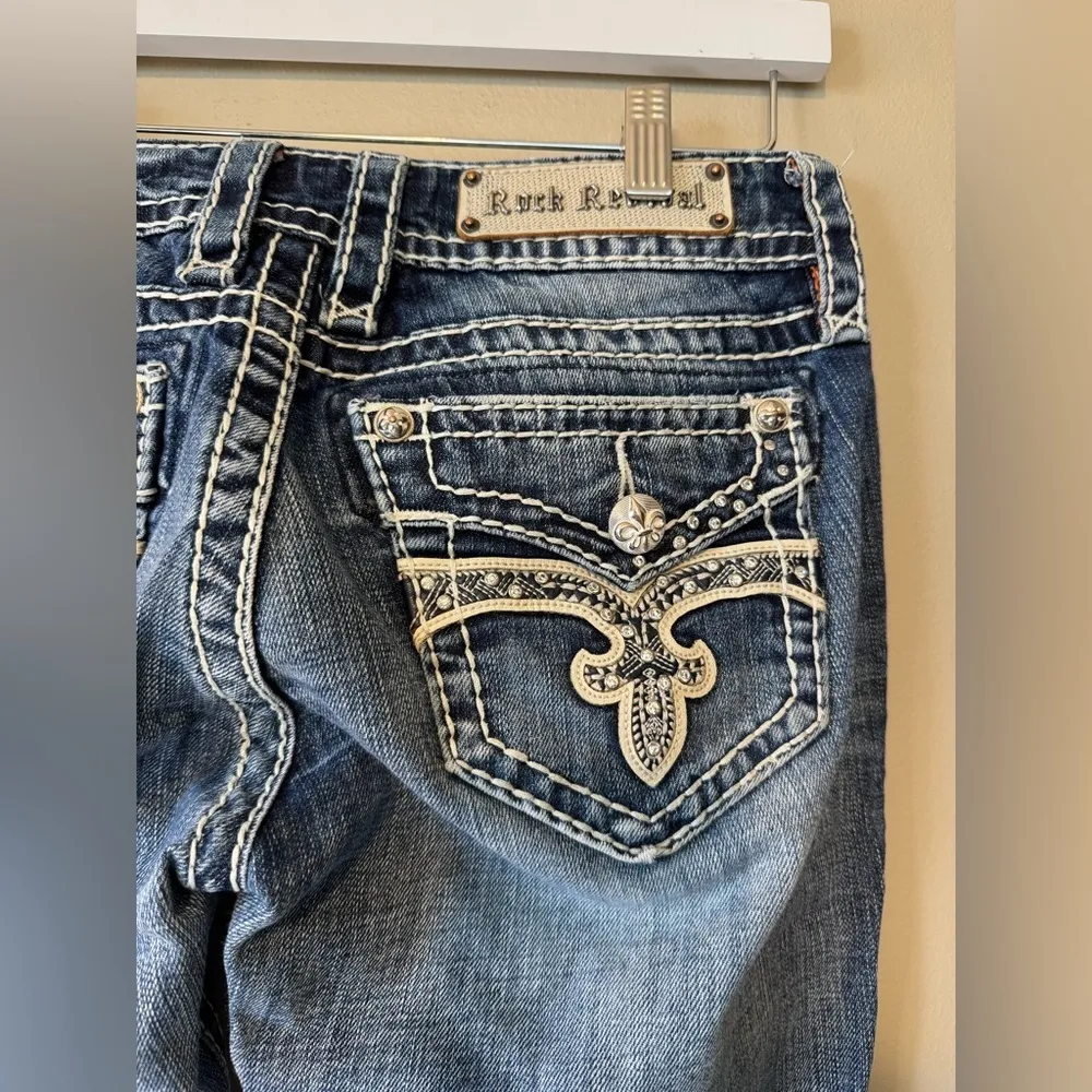 Rock Revival Esther Straight Stretch Jean - Image 7