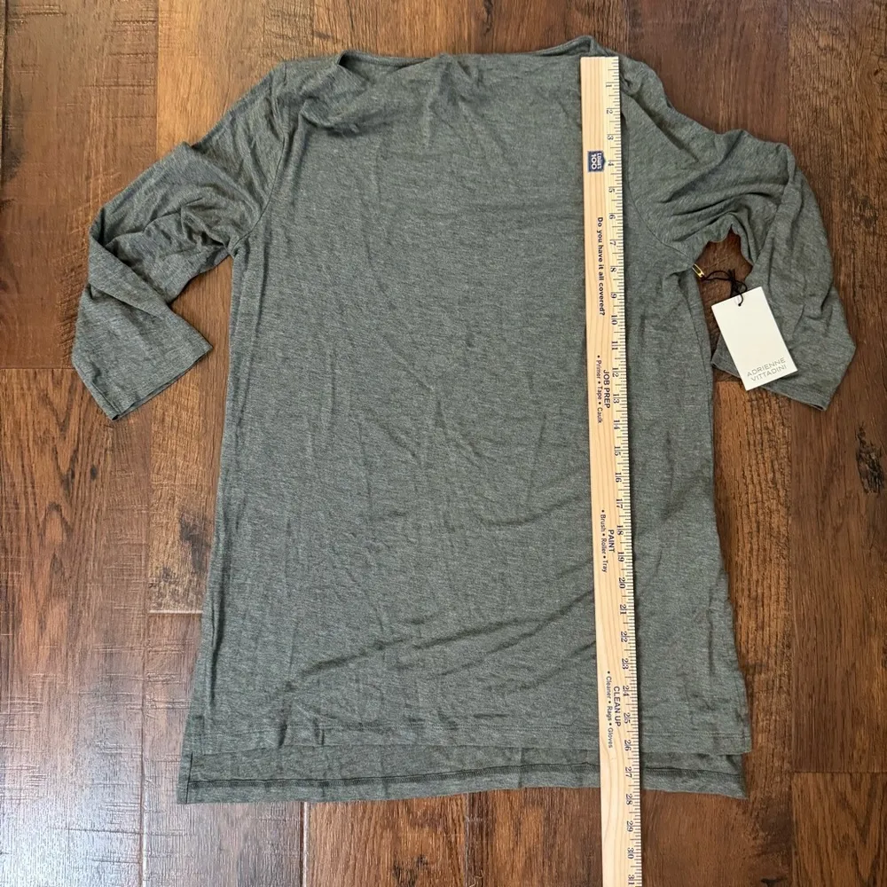 long sleeve tissue tee tunic, size M, NWT - Image 8