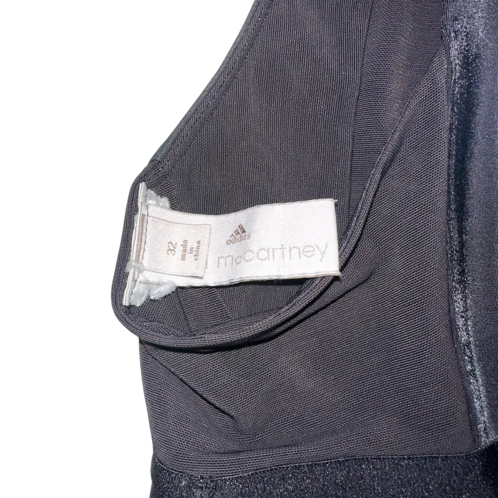 Adidas x Stella McCartney Black Racerback Sports Bra 32 US 0 - Image 3