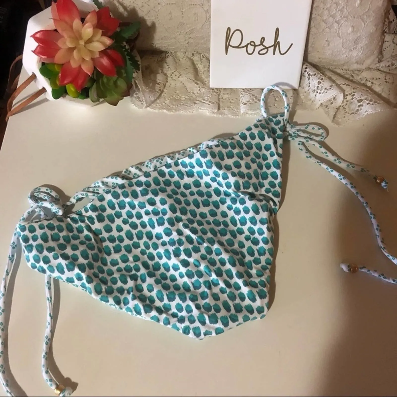 Eberjay NWT Revolve | Eberjey Petite Batik Eva swim bottom - Image 3