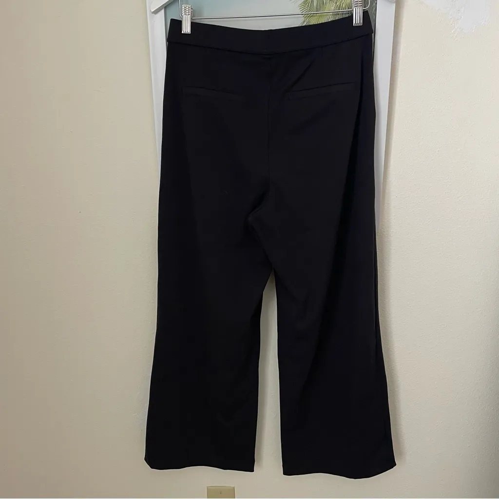 Halara Flex DayStretch Black High Waisted Pocket Work Flare Pants Medium Petite - Image 10