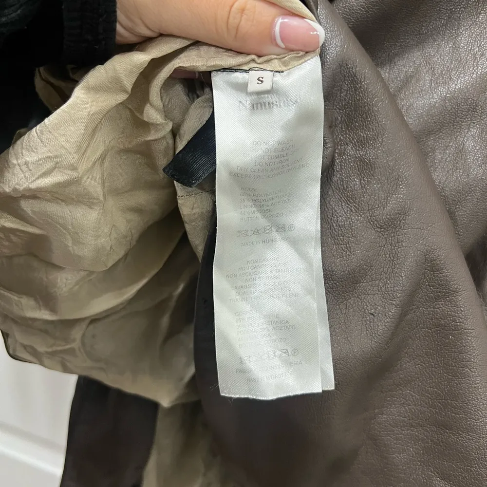 FLAWED Nanushka Brown Moha Dress Size Small $645 - Image 9