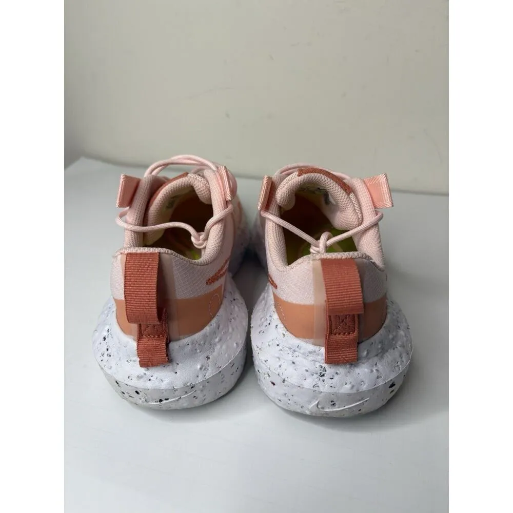 Nike Crater Impact Women Size 8 Atmosphere Peach Pink White Running Shoes CW2386 - Image 4